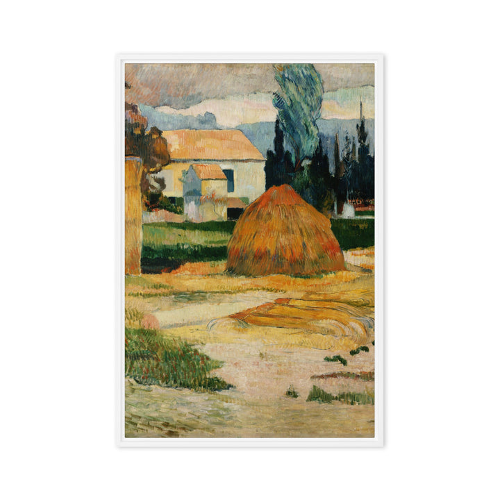 Leinwand - Paul Gauguin, Landschaft bei Arles Paul Gauguin Weiß / 61x91 cm (24″×36″) artlia