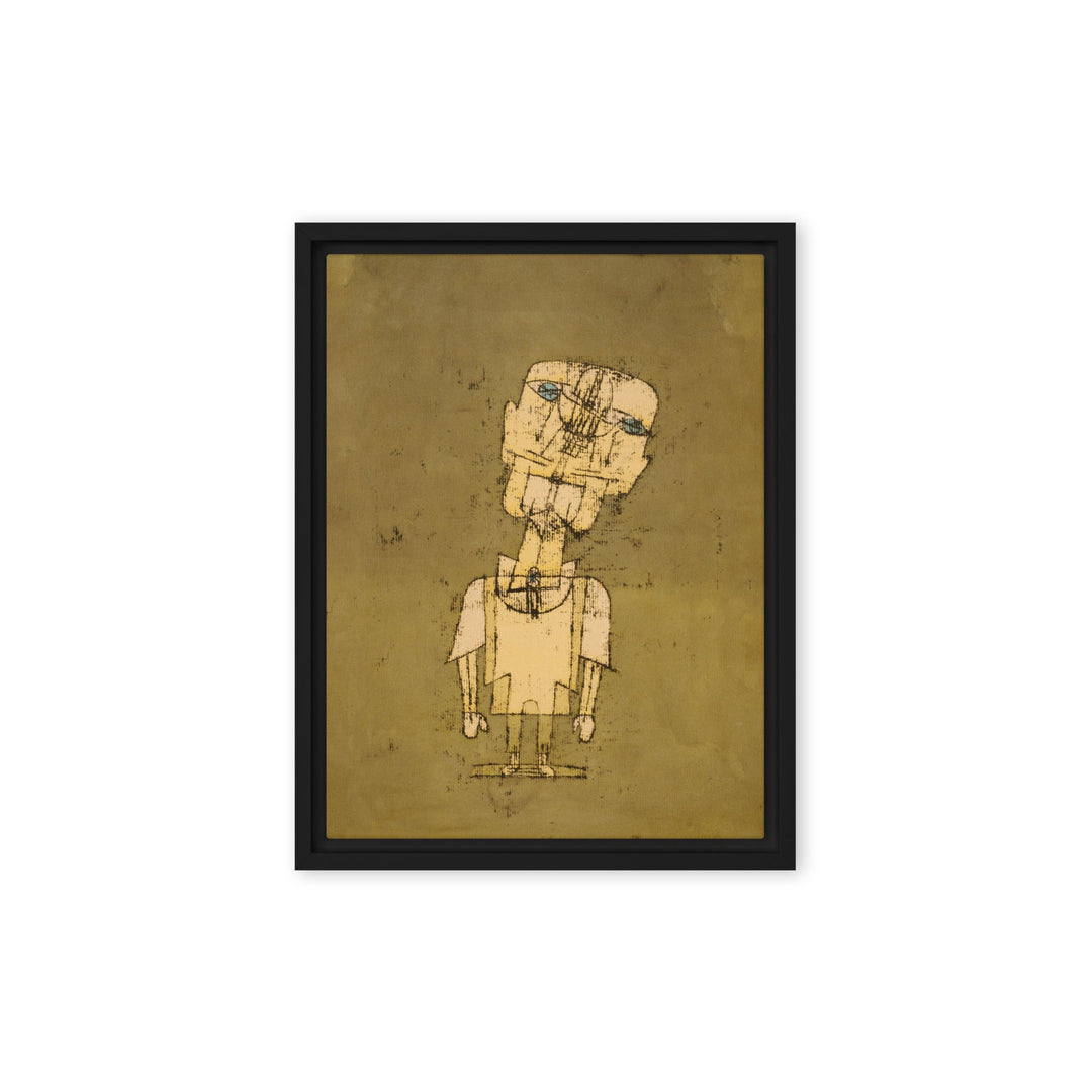 Leinwand - Paul Klee, Gespenst eines Genies Ghost of a Genius Paul Klee Schwarz / 31x41 cm (12″×16″) artlia