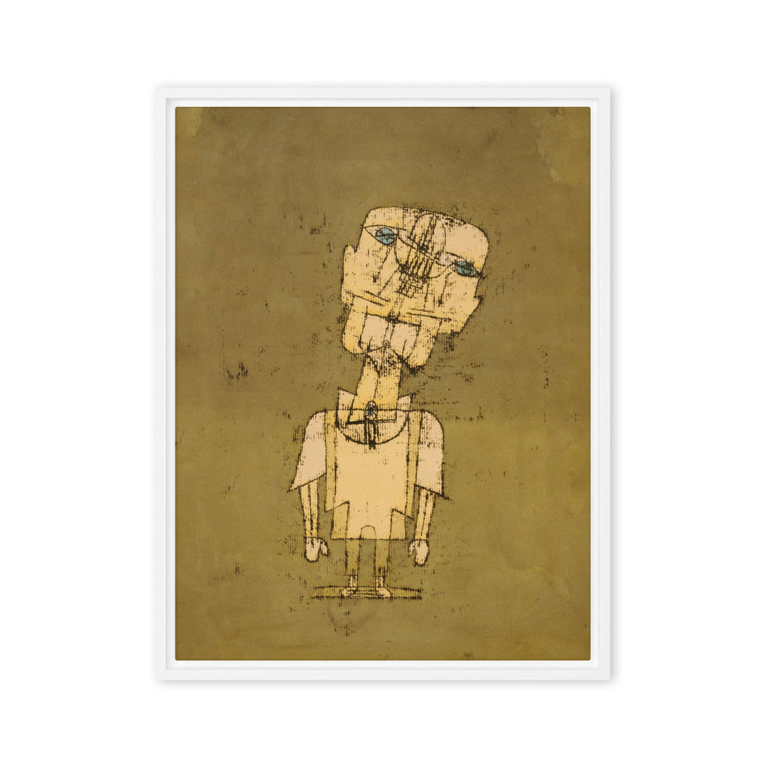 Leinwand - Paul Klee, Gespenst eines Genies Ghost of a Genius Paul Klee Weiß / 46x61 cm (18″×24″) artlia