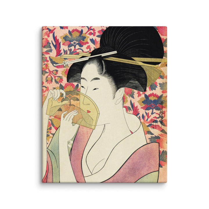 Leinwand - Retro Geisha Kuratoren von artlia ohne Rahmen / 41x51 cm (16″×20″) artlia