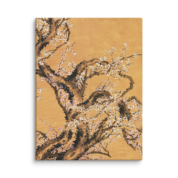 Leinwand - Rote und weiße Pflaumenblüten Jo Hee-ryong ohne Rahmen / Teil 2 / 46x61 cm (18″×24″) artlia