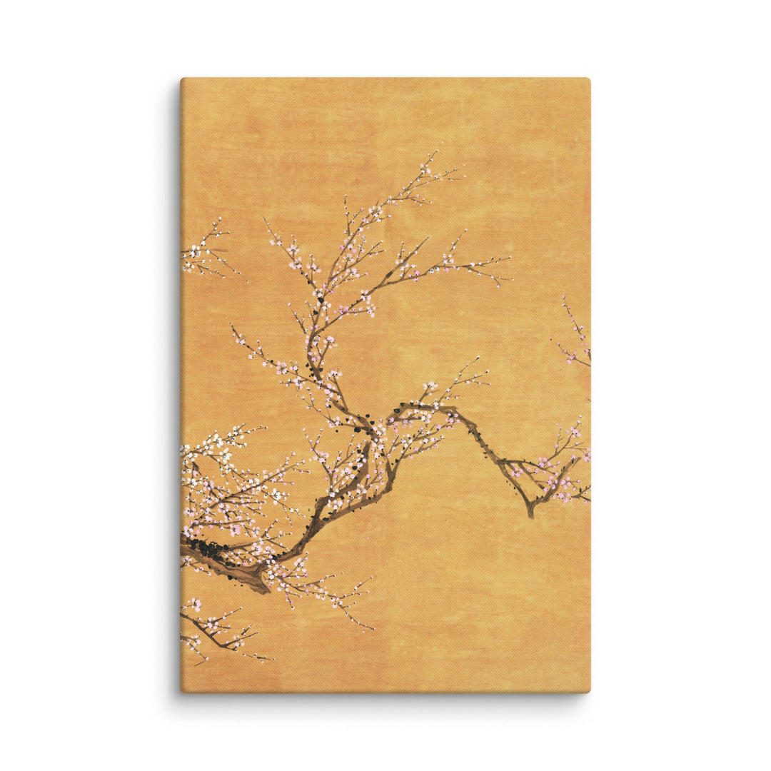 Leinwand - Rote und weiße Pflaumenblüten Jo Hee-ryong ohne Rahmen / Teil 3 / 31x46 cm (12″×18″) artlia