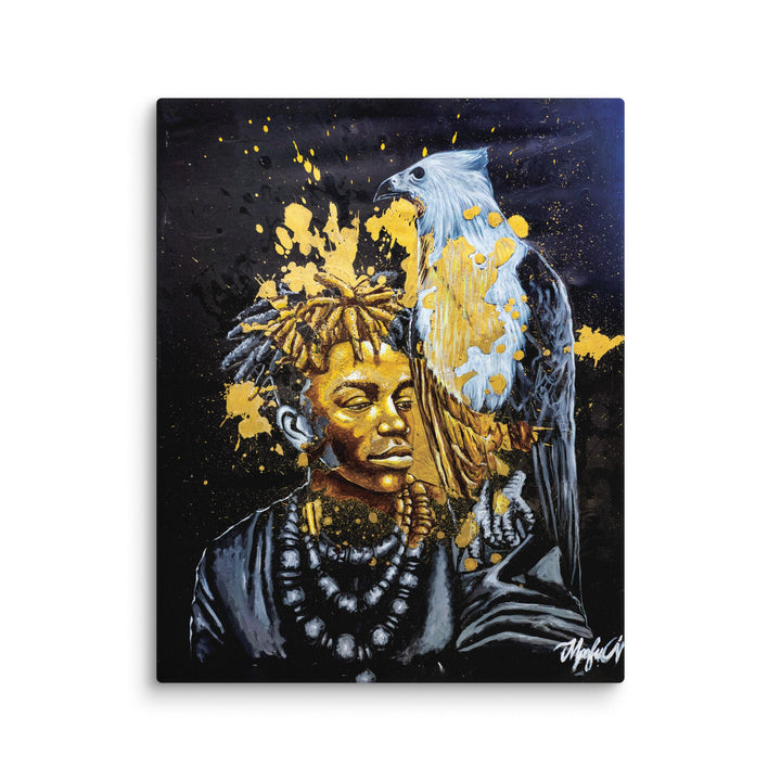 Leinwand - Royal Spirit (the Crown Prince), Nokuthula M Mpofu ohne Rahmen / 41x51 cm (16″×20″) artlia