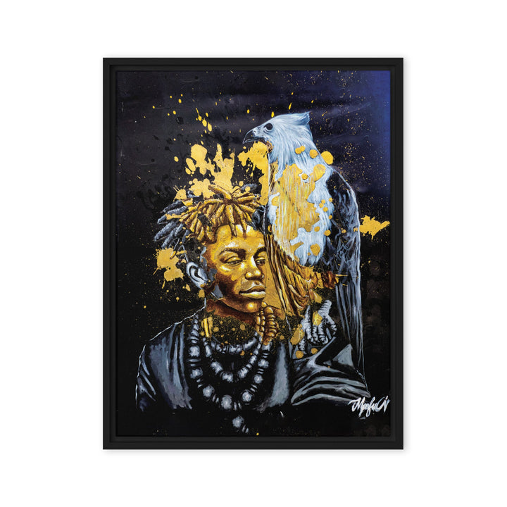 Leinwand - Royal Spirit (the Crown Prince), Nokuthula M Mpofu Schwarz / 61x81 cm (24″×32″) artlia