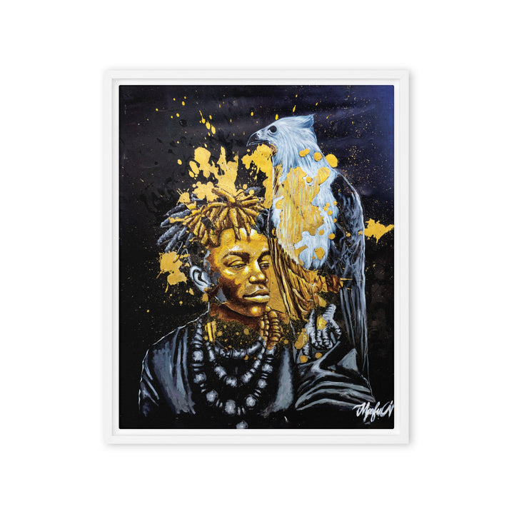 Leinwand - Royal Spirit (the Crown Prince), Nokuthula M Mpofu Weiß / 41x51 cm (16″×20″) artlia