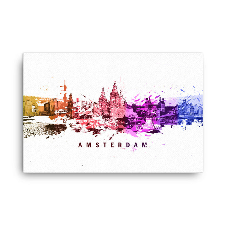 Leinwand - Skyline Amsterdam Marko Kurth 61x91 cm (24″×36″) artlia