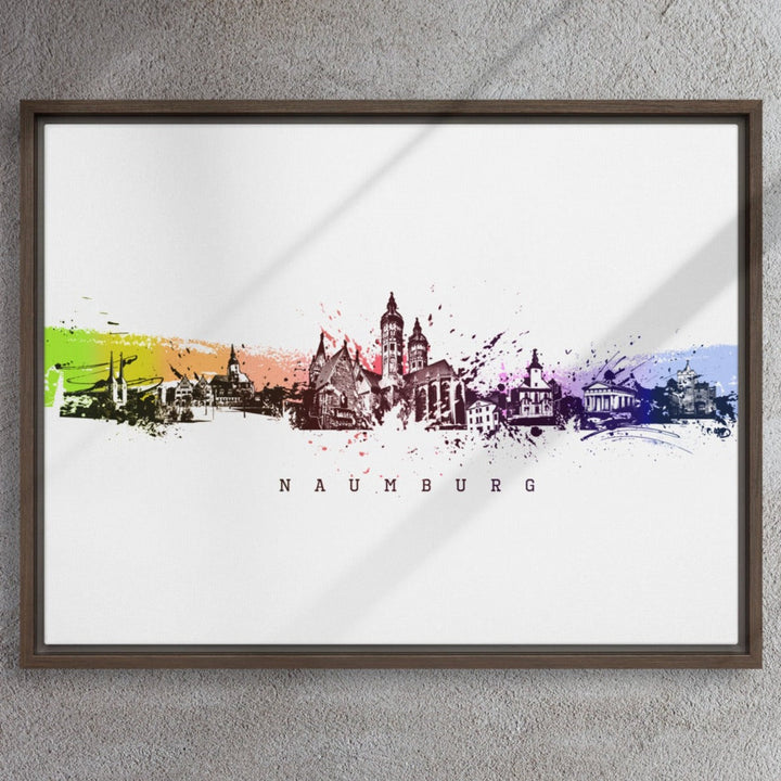 Leinwand - Skyline Naumburg Marko Kurth artlia