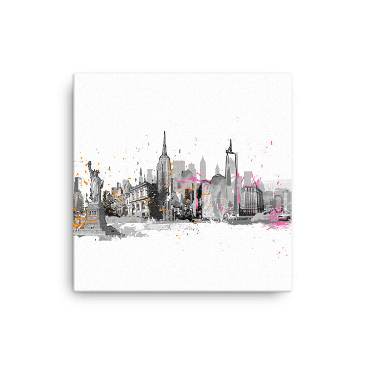 Leinwand - Skyline New York Marko Kurth ohne Rahmen / 41x41 cm (16″×16″) artlia