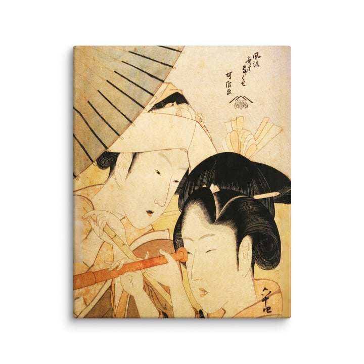 Leinwand - Teleskop Hokusai Katsushika Hokusai ohne Rahmen / 41x51 cm (16″×20″) artlia