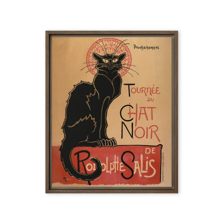 Leinwand - Théophile Steinlen, Le Chat Noir Braun / 41x51 cm (16″×20″) artlia