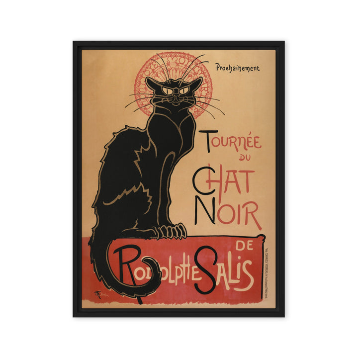 Leinwand - Théophile Steinlen, Le Chat Noir Schwarz / 61x81 cm (24″×32″) artlia