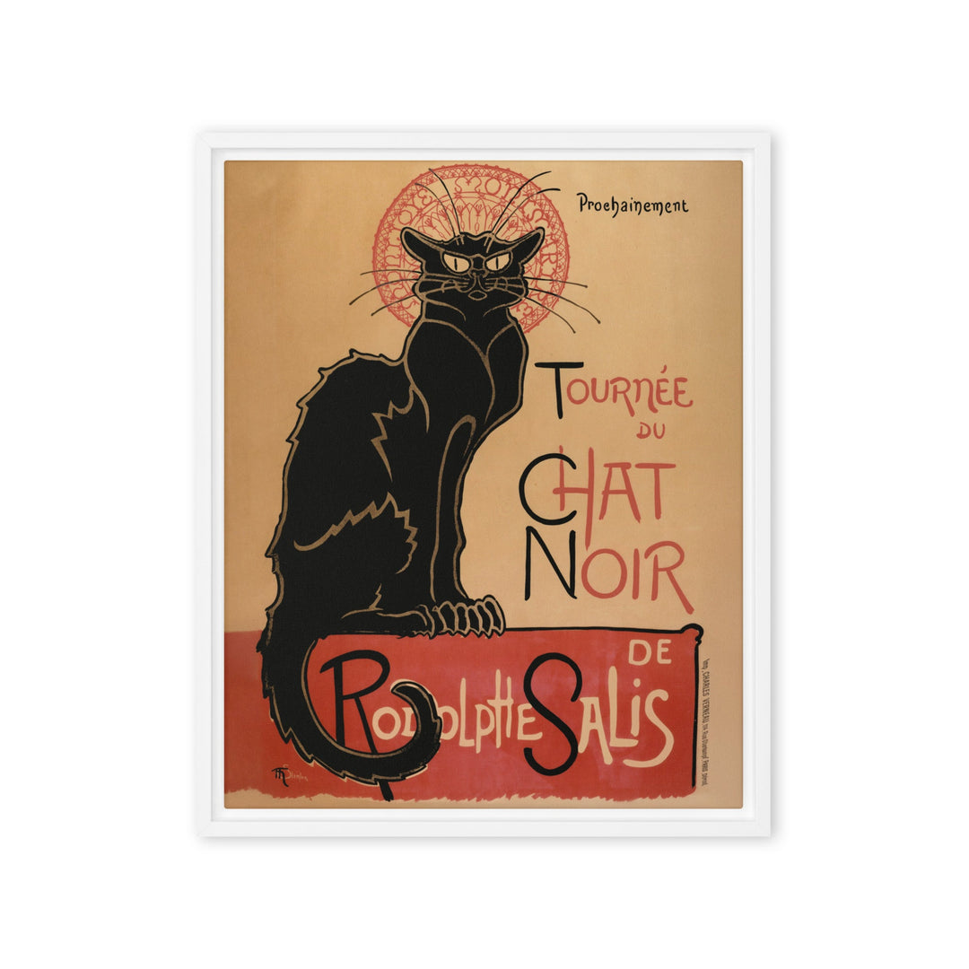 Leinwand - Théophile Steinlen, Le Chat Noir Weiß / 41x51 cm (16″×20″) artlia