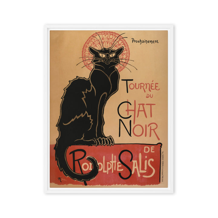 Leinwand - Théophile Steinlen, Le Chat Noir Weiß / 46x61 cm (18″×24″) artlia