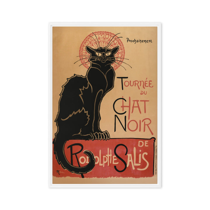 Leinwand - Théophile Steinlen, Le Chat Noir Weiß / 61x91 cm (24″×36″) artlia