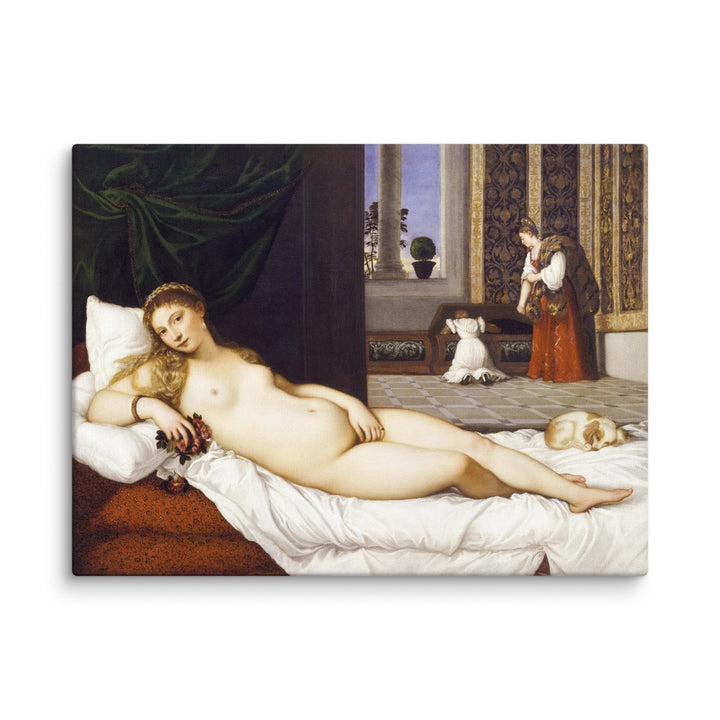 Leinwand - Tizian, Venus von Urbino ohne Rahmen / 31x41 cm (12″×16″) artlia