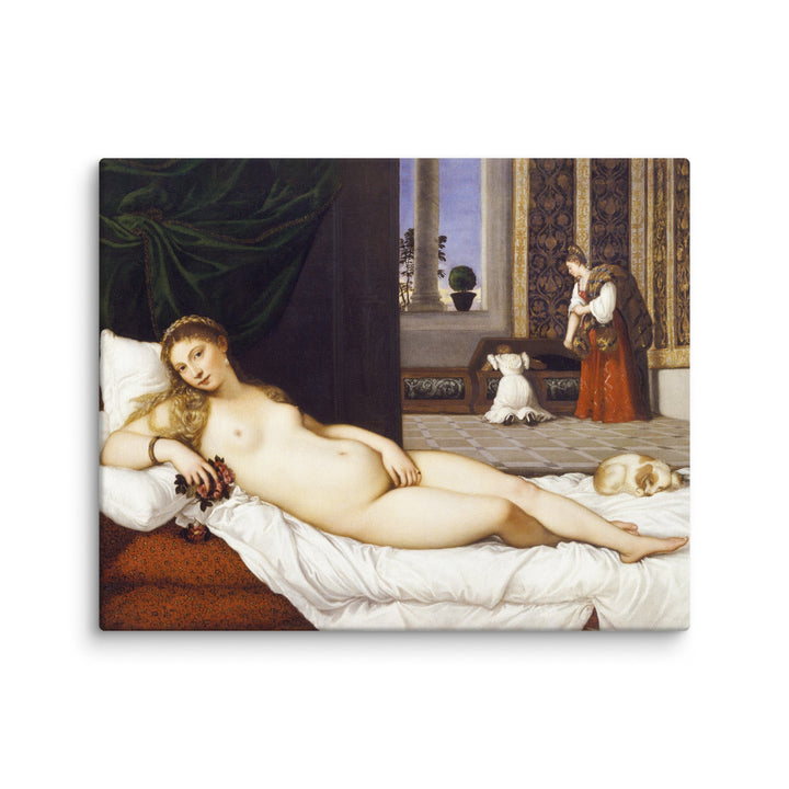 Leinwand - Tizian, Venus von Urbino ohne Rahmen / 41x51 cm (16″×20″) artlia