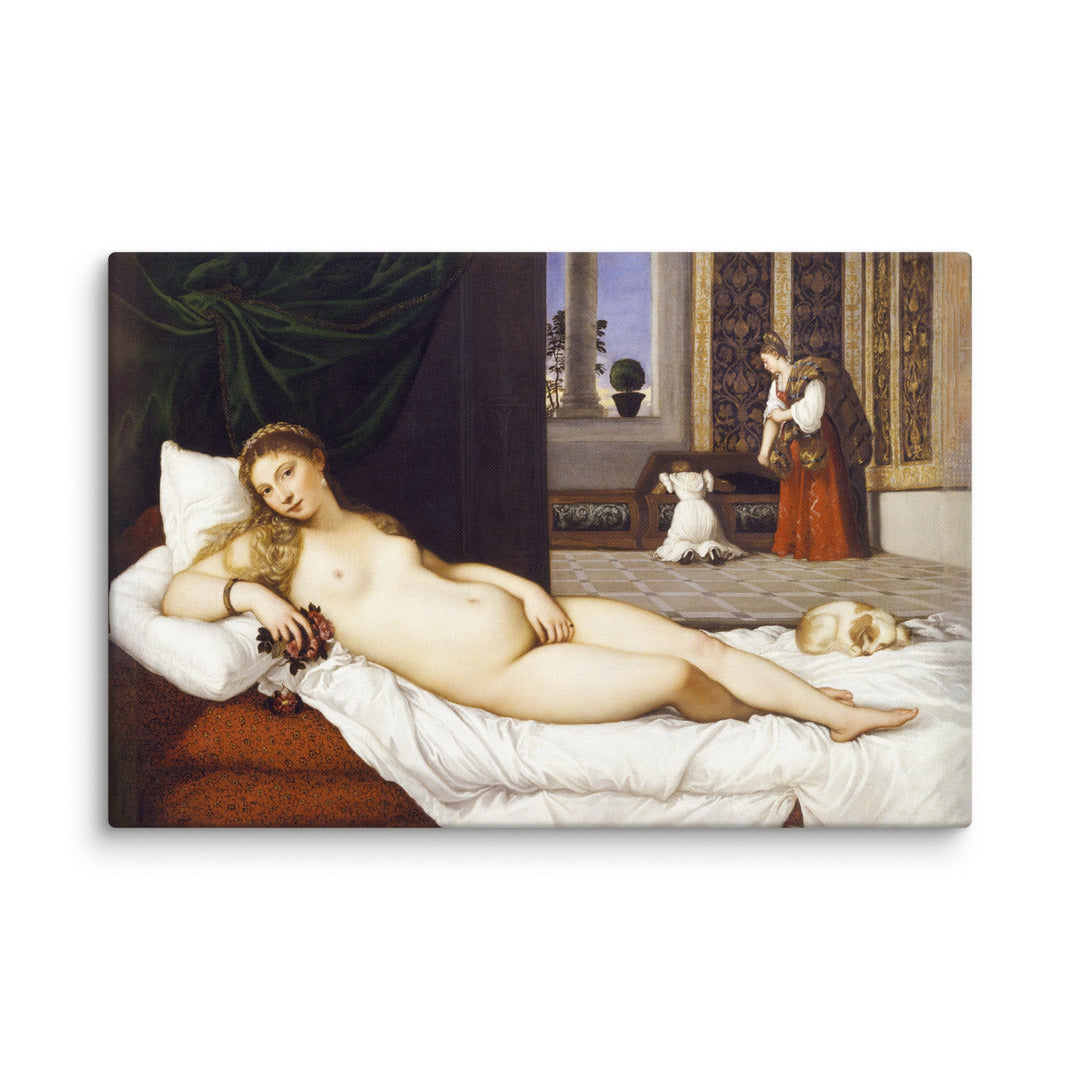 Leinwand - Tizian, Venus von Urbino ohne Rahmen / 51x76 cm (20″×30″) artlia