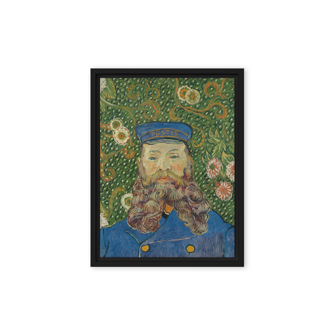 Leinwand - Van Gogh, Der Postbote, Porträt von Joseph Roulin Vincent van Gogh Schwarz / 31x41 cm (12″×16″) artlia