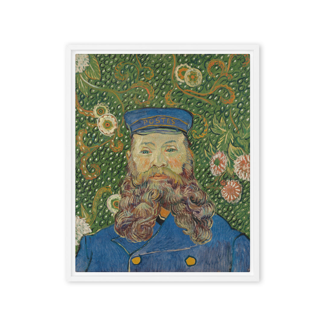 Leinwand - Van Gogh, Der Postbote, Porträt von Joseph Roulin Vincent van Gogh Weiß / 41x51 cm (16″×20″) artlia