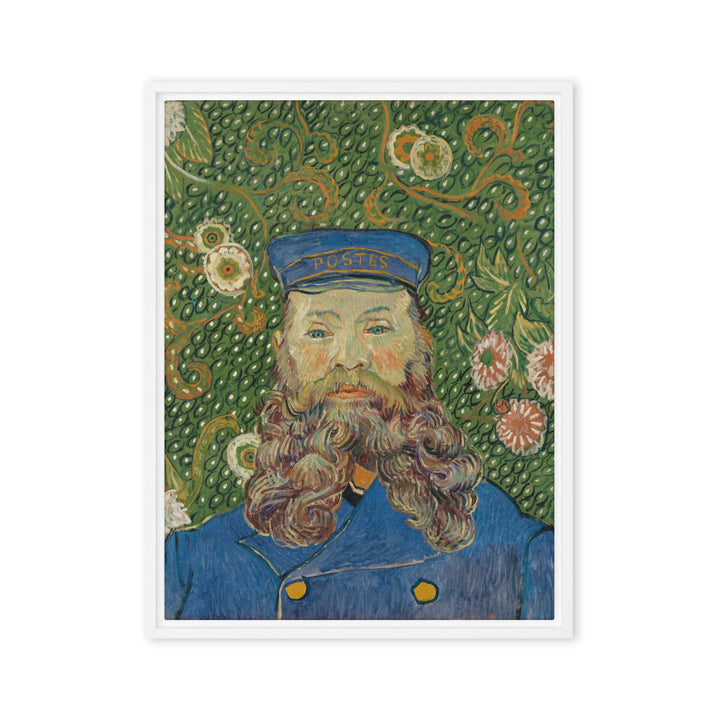 Leinwand - Van Gogh, Der Postbote, Porträt von Joseph Roulin Vincent van Gogh Weiß / 61x81 cm (24″×32″) artlia