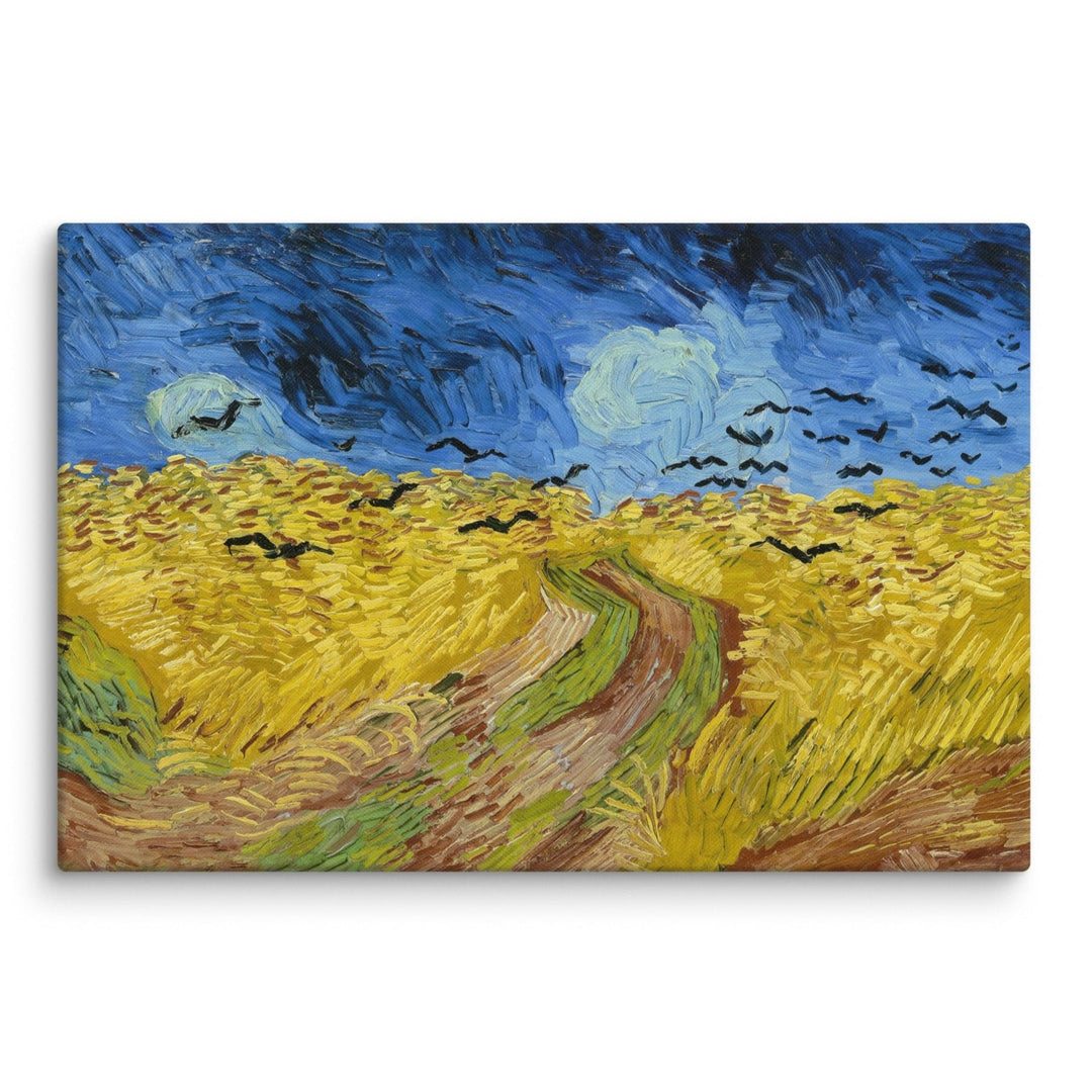 Leinwand - Van Gogh, Weizenfeld mit Krähen Vincent van Gogh ohne Rahmen / 31x46 cm (12″×18″) artlia