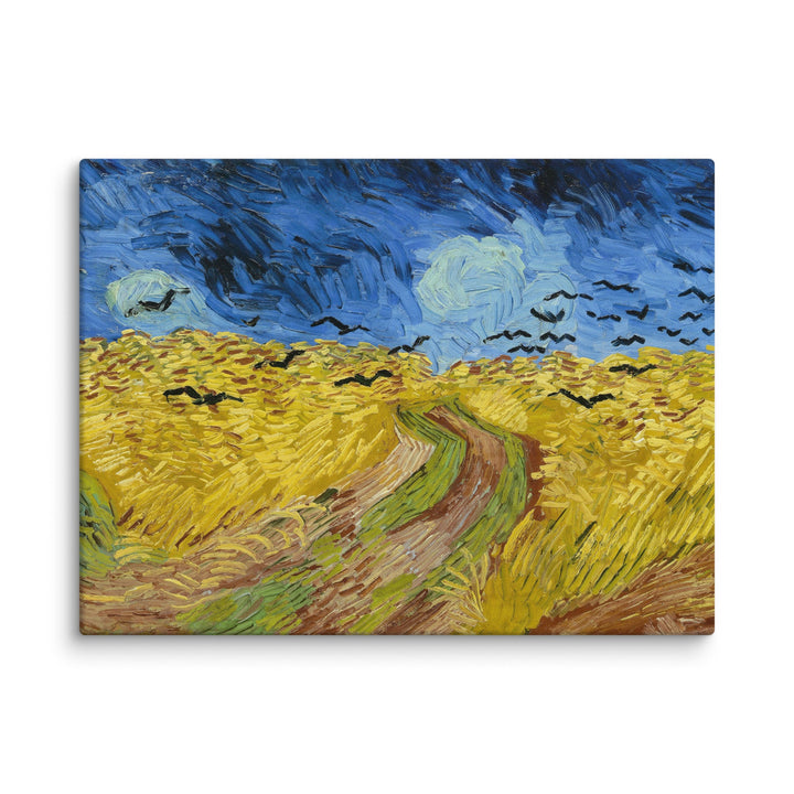 Leinwand - Van Gogh, Weizenfeld mit Krähen Vincent van Gogh ohne Rahmen / 46x61 cm (18″×24″) artlia