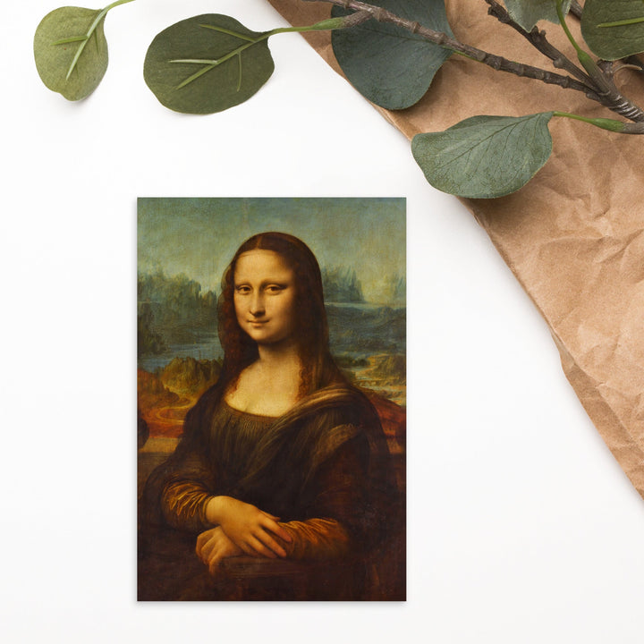 Mona Lisa, Leonardo da Vinci - Postkarte Leonardo da Vinci artlia