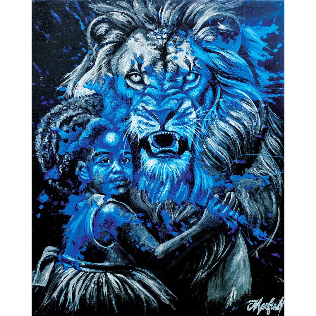 Original Gemälde - Nokuthula M Mpofu, Fierce Guardian artlia