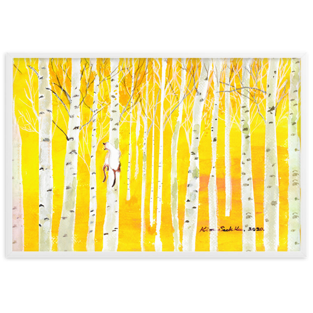 Poster - Birkenwald Birch Forest Seokhee Kim artlia