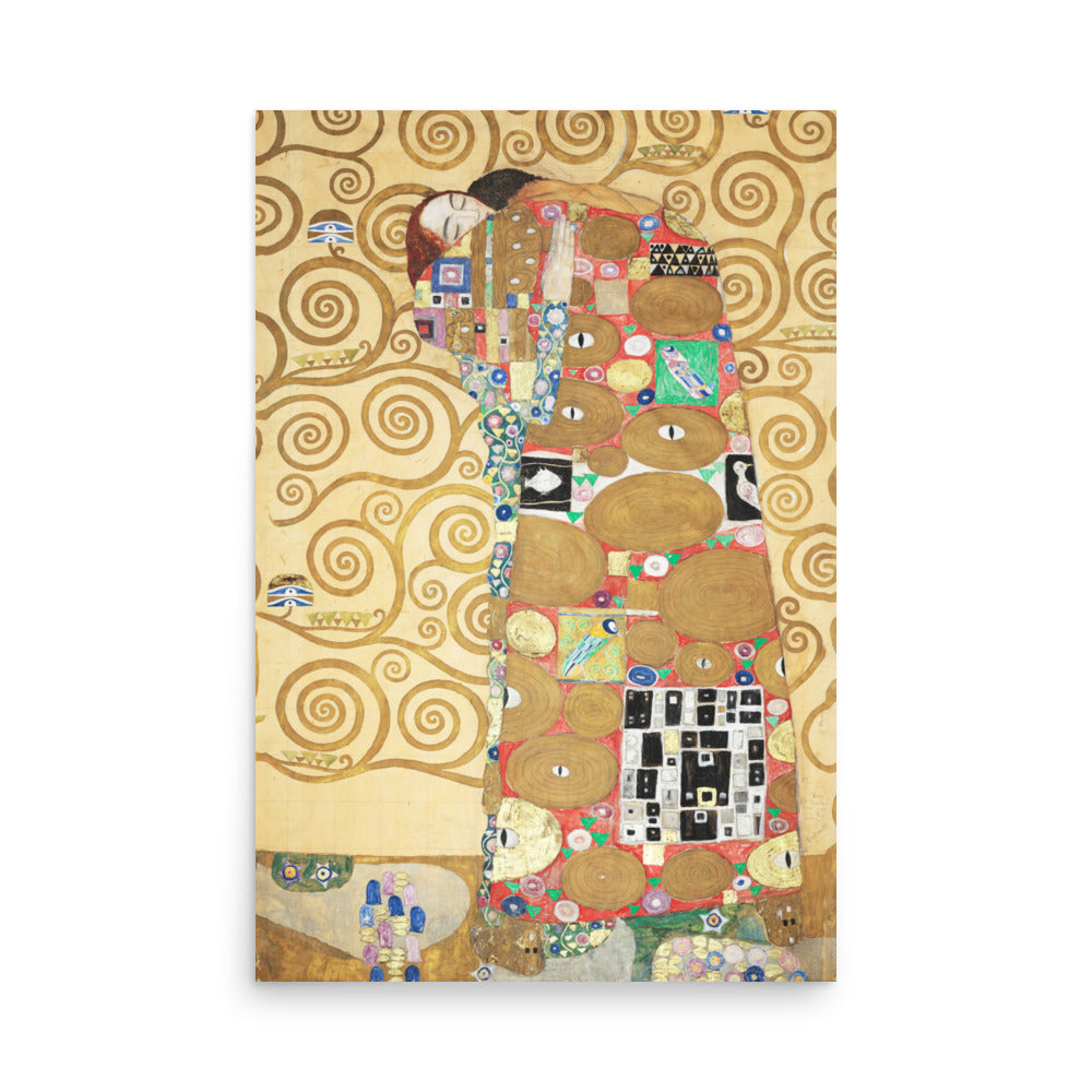 Poster - Gustav Klimt, De Omhelzing