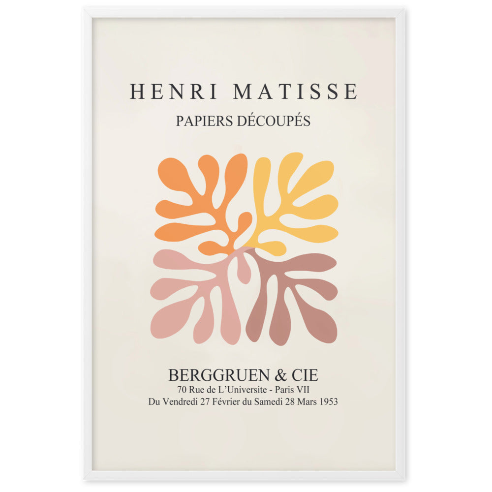 Poster - Henri Matisse, Papier Découpés bunte Blätter Henri Matisse ohne Rahmen / 21×30 cm artlia