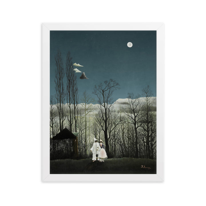 Poster - Henri Rousseau, Karnevalsabend Henri Rousseau Weiß / 30×40 cm artlia