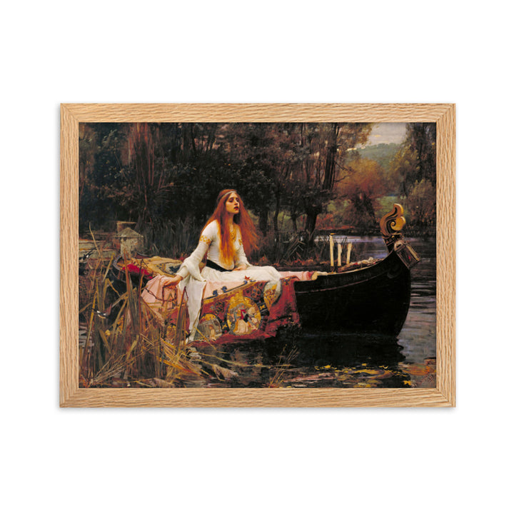 Poster - John William Waterhouse, Die Dame von Shalott John William Waterhouse Oak / 30×40 cm artlia