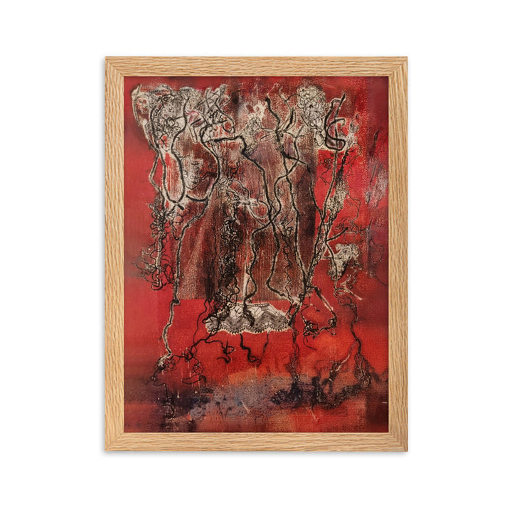 Poster - Lia Broecker-Jakob, Monotypie 5940 Oak / 30×40 cm artlia