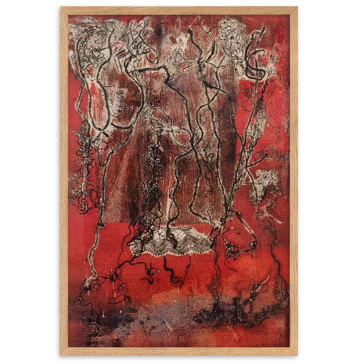 Poster - Lia Broecker-Jakob, Monotypie 5940 Oak / 61×91 cm artlia
