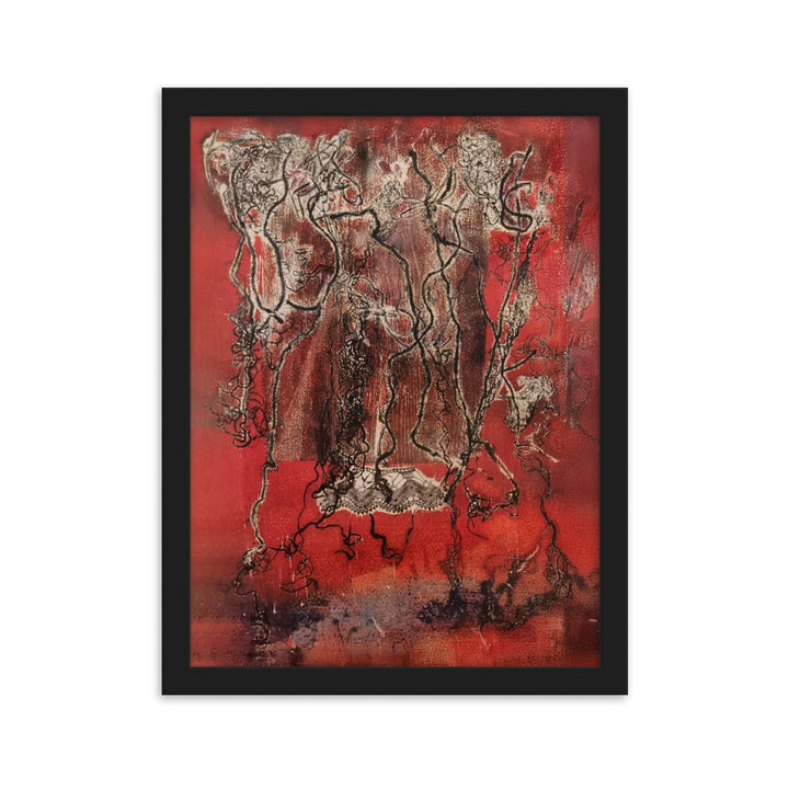 Poster - Lia Broecker-Jakob, Monotypie 5940 Schwarz / 30×40 cm artlia