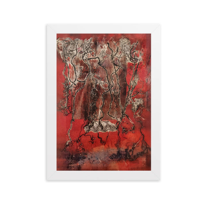 Poster - Lia Broecker-Jakob, Monotypie 5940 Weiß / 21×30 cm artlia
