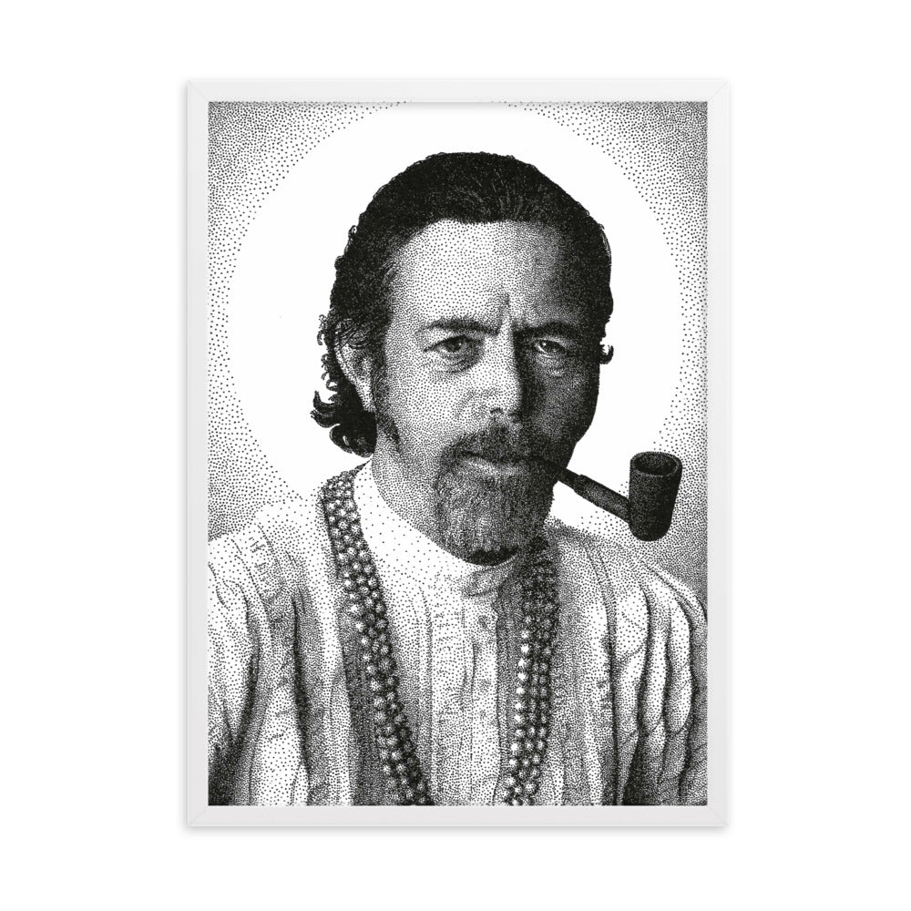 Poster mit Rahmen - Alanwatts Pavel Illustrations Weiß / 50×70 cm artlia