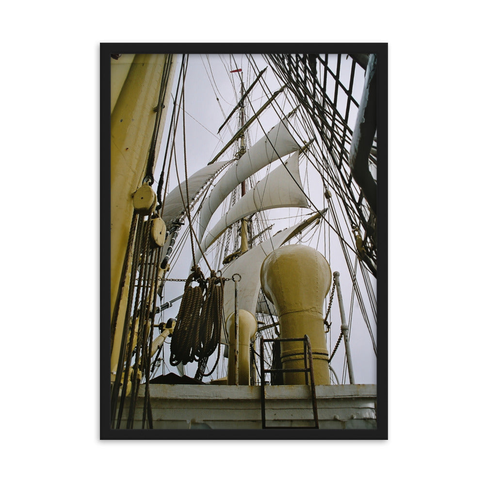 Poster mit Rahmen - Start a new journey Kuratoren von artlia Schwarz / 50×70 cm artlia