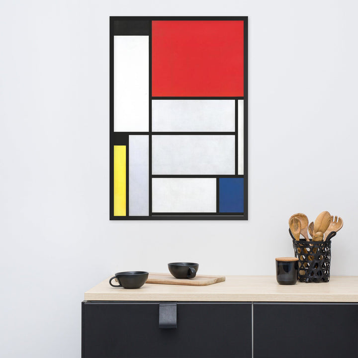 Poster - Mondrian, Tableau I Piet Mondrian artlia