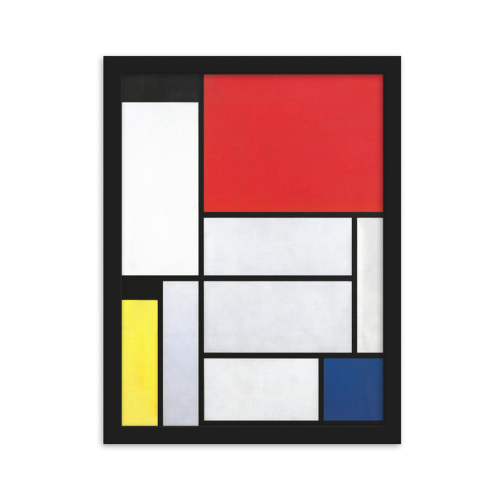 Poster - Mondrian, Tableau I Piet Mondrian Schwarz / 30×40 cm artlia