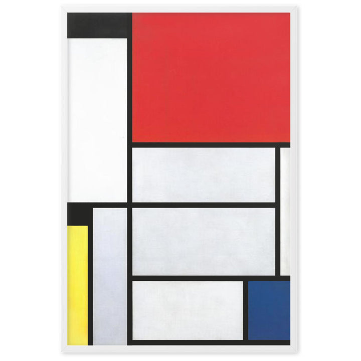 Poster - Mondrian, Tableau I Piet Mondrian Weiß / 61×91 cm artlia