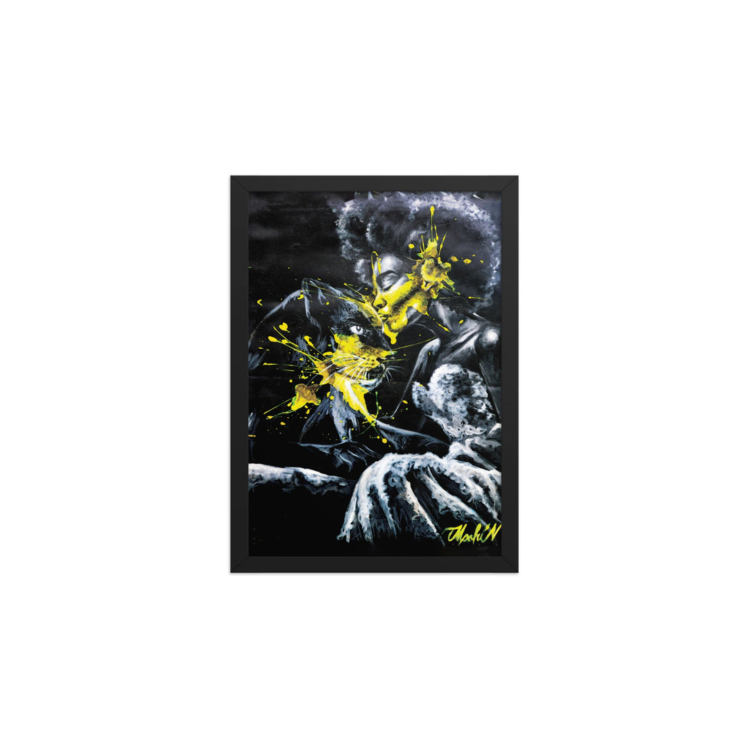 Poster - Panther Spirit, Nokuthula M Mpofu Schwarz / A2 (42×59.4 cm) artlia