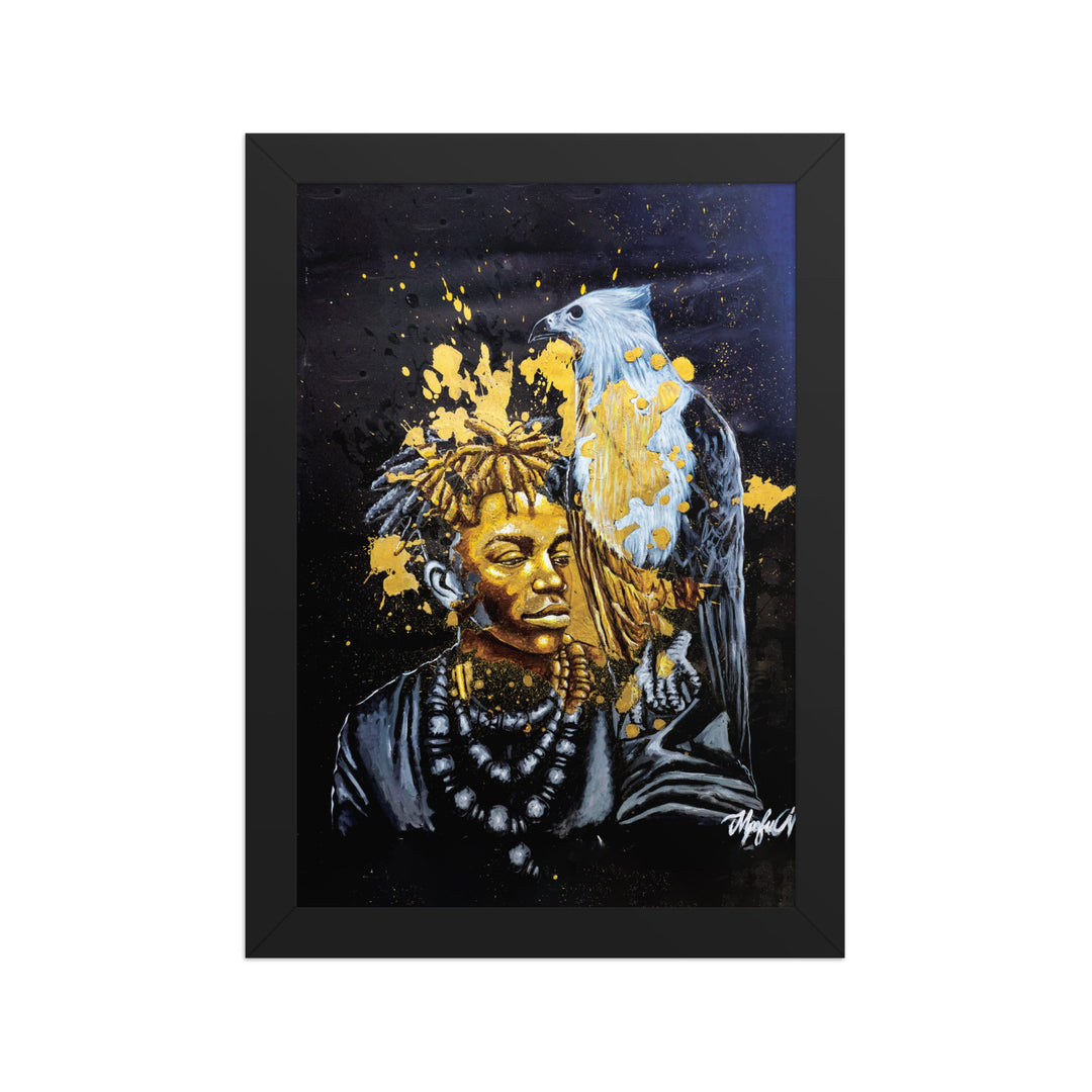 Poster - Royal Spirit (the Crown Prince), Nokuthula M Mpofu Schwarz / 21×30 cm artlia
