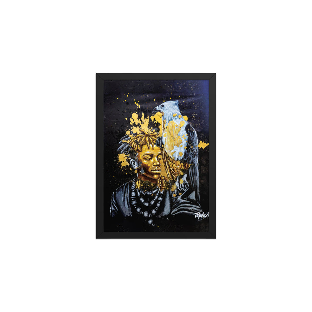 Poster - Royal Spirit (the Crown Prince), Nokuthula M Mpofu Schwarz / A2 (42×59.4 cm) artlia