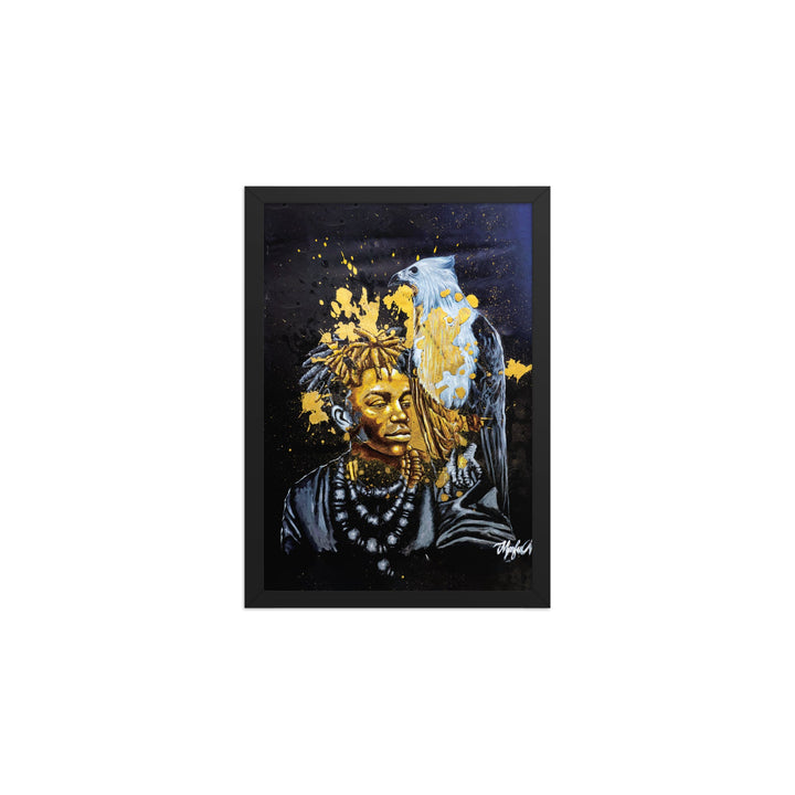 Poster - Royal Spirit (the Crown Prince), Nokuthula M Mpofu Schwarz / A2 (42×59.4 cm) artlia