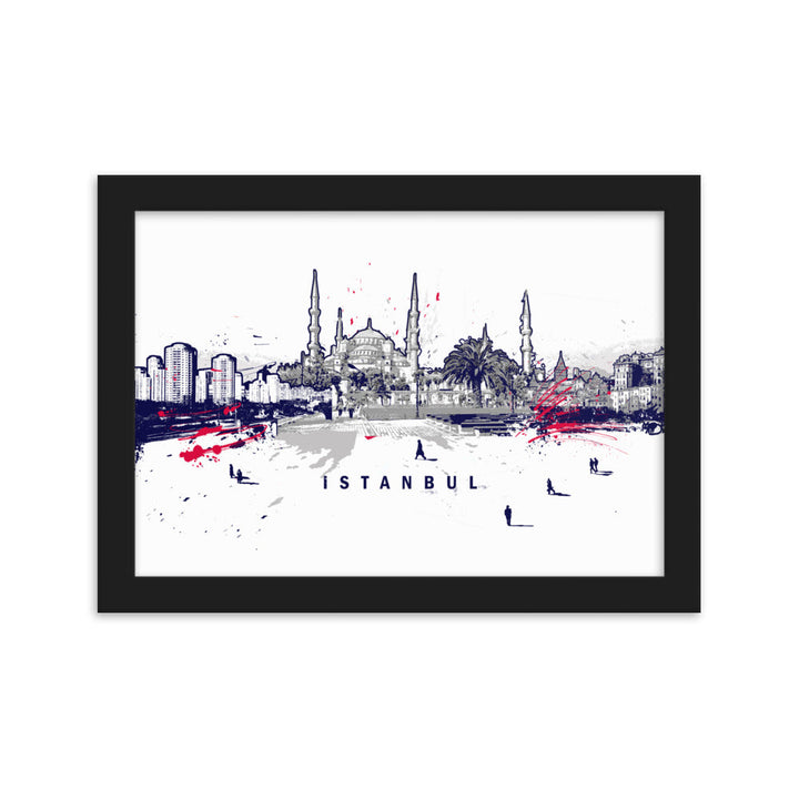 Poster - Skyline Istanbul Marko Kurth artlia