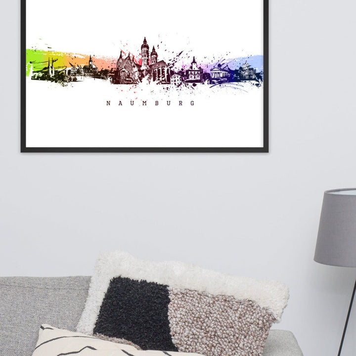 Poster - Skyline Naumburg Marko Kurth artlia