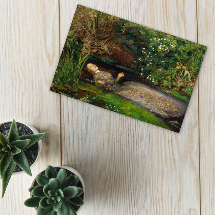 Postkarte - John Everett Millais, Ophelia artlia