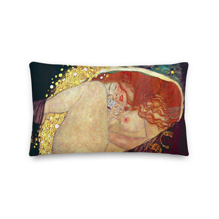 Premium-Kissen - Gustav Klimt, Danae 50x30 cm (20″×12″) artlia